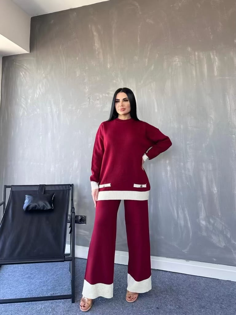 Mahek Premium Colour Block Print 2 Piece Co-ord Set