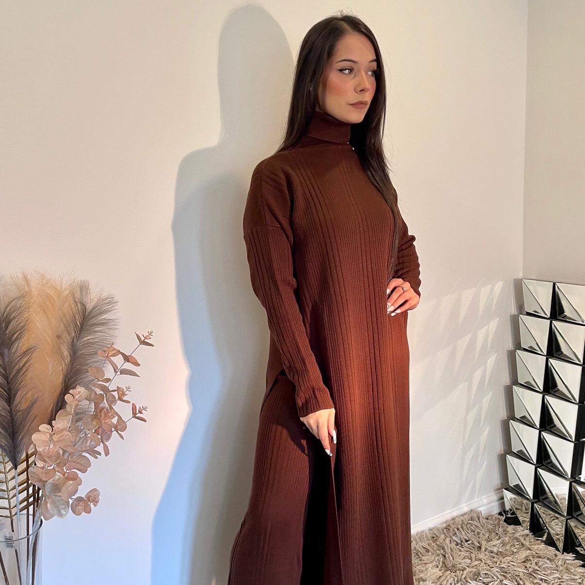 Zoya Long Knitted 2 Piece Set