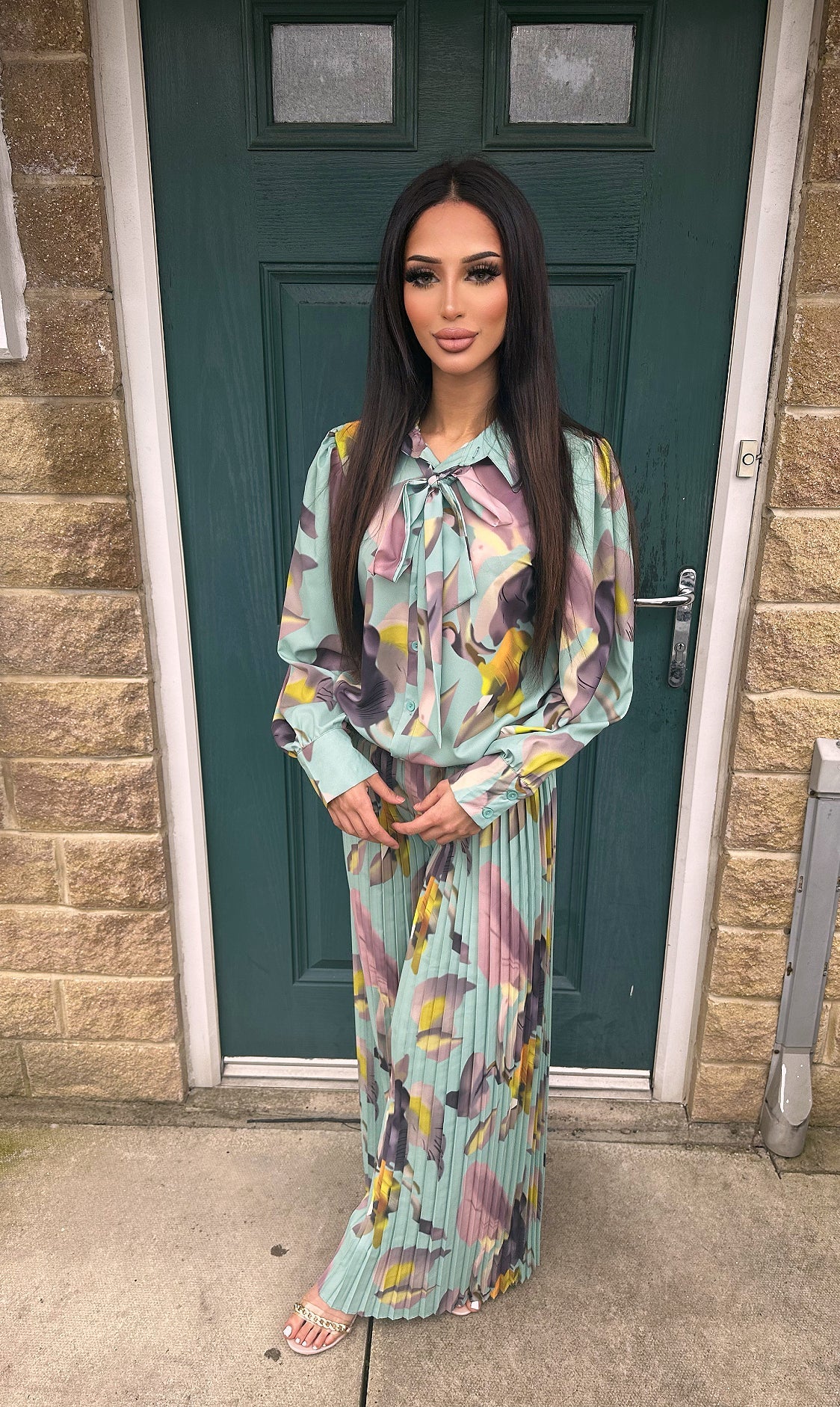 colourful modest co-ord