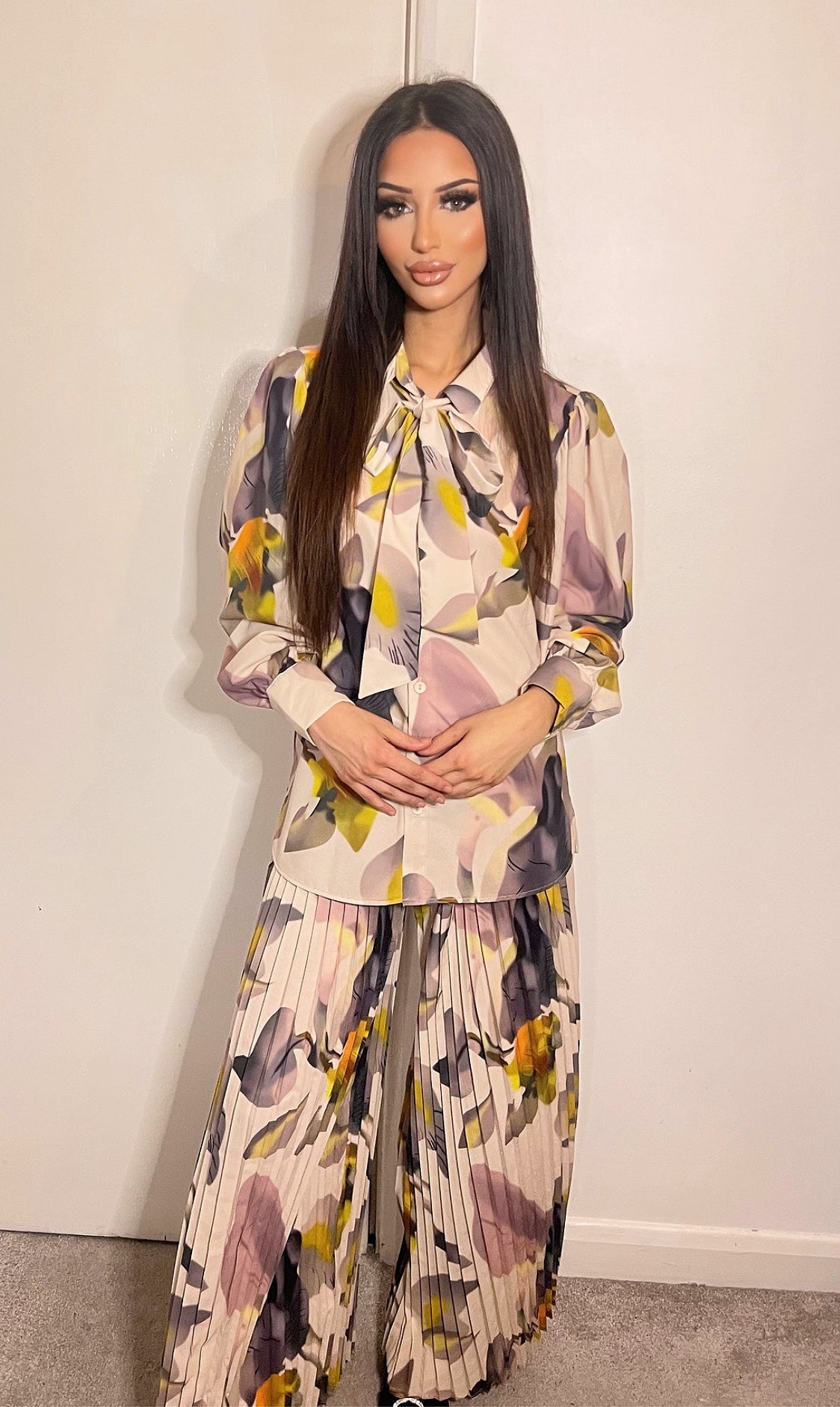 beautiful colourful modest co-ord EID