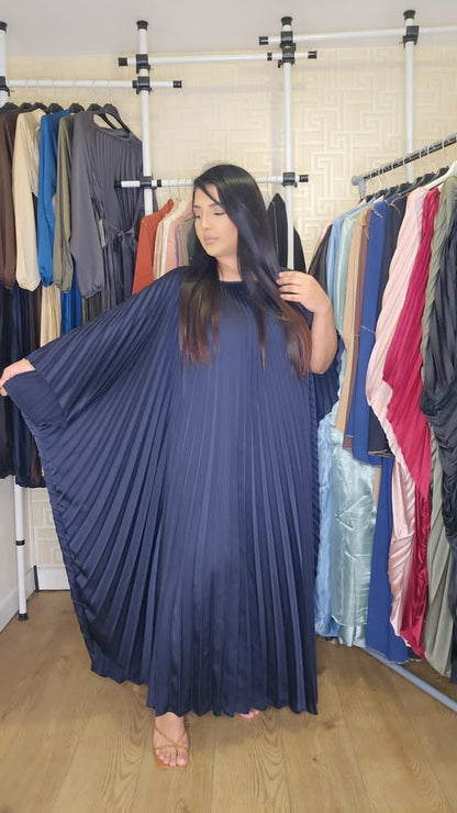 Warfah Pleated Maxi Dress