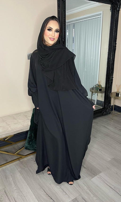Riya Black modest Abaya UK delivery